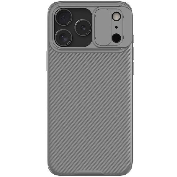 Карбонова накладка Nillkin CamShield Pro для Apple iPhone 17 Pro (6.3") Titanium gray 401047 фото