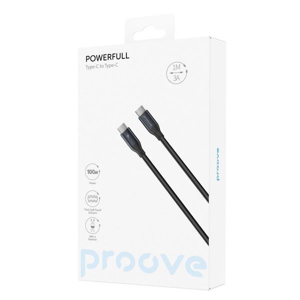 Кабель Proove PowerFull Type-C to Type-C 100W (1,5m) (CCPF11002201) Black 283060 фото