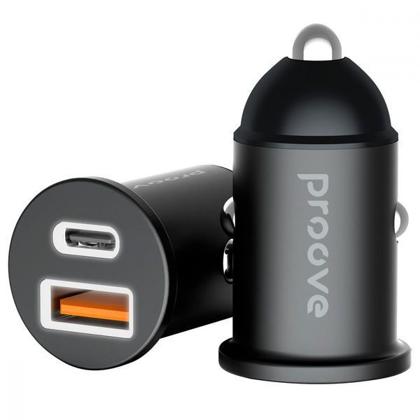 АЗП Proove Tiny Power 30W (Type-C + USB) (ACTP30111201) Black 329156 фото