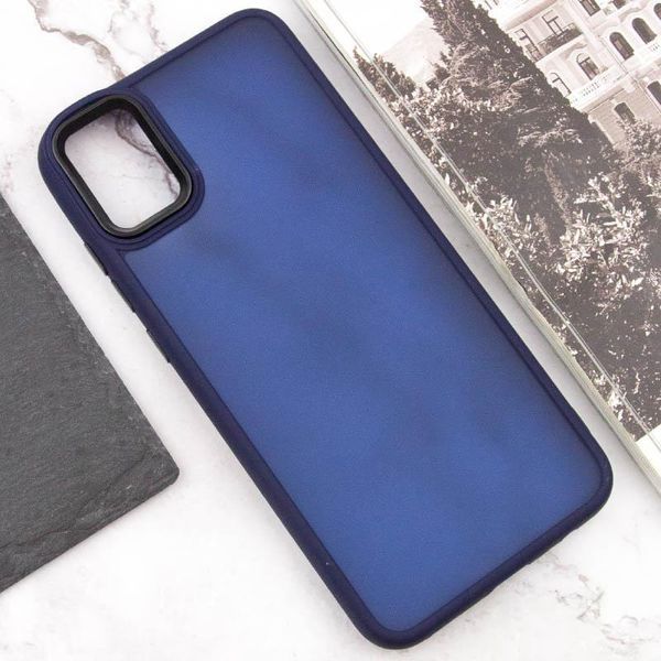 Чохол TPU+PC Lyon Frosted для Samsung Galaxy A07 Black 406228 фото