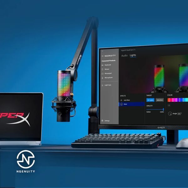Мікрофон геймінговий HyperX QuadCast 2 S, Omni/Uni/Bi, USB-A, 3м, NGenuity, RGB, чорний (9A273AA) 367010 фото