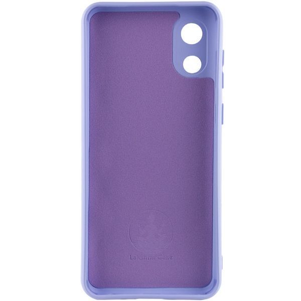 Чохол Silicone Cover Lakshmi Full Camera (A) для Samsung Galaxy A03 Core Бузковий / Dasheen 248683 фото