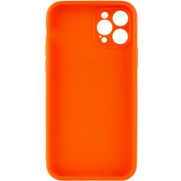 Силіконовий чохол Candy Full Camera для Apple iPhone 12 Pro (6.1") Помаранчевий / Orange 205951 фото