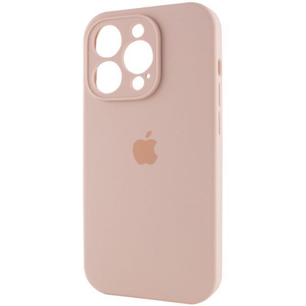 Чохол Silicone Case Full Camera Protective (AA) для Apple iPhone 15 Pro (6.1") Рожевий / Pink Sand 280226 фото