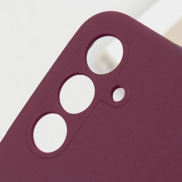 Чохол Silicone Cover Lakshmi Full Camera (AAA) для Samsung Galaxy A26 5G Бордовий / Plum 342125 фото