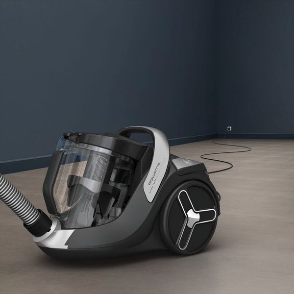 Пилосос Rowenta контейнерний Green Force Cyclnic Effitech+, 500Вт, конт пил -2.5л, НЕРА, чорний (RO7C66EA) 374986 фото