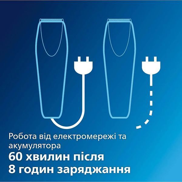 Машинка для стриження Philips, акум., роторний мотор, сталь, сріблястий (QC5130/15) 371830 фото