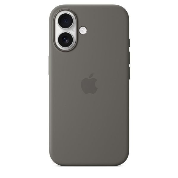 Чохол-накладка Apple iPhone 16 Plus Silicone Case with MagSafe - Stone Gray (MYYC3) 322318 фото