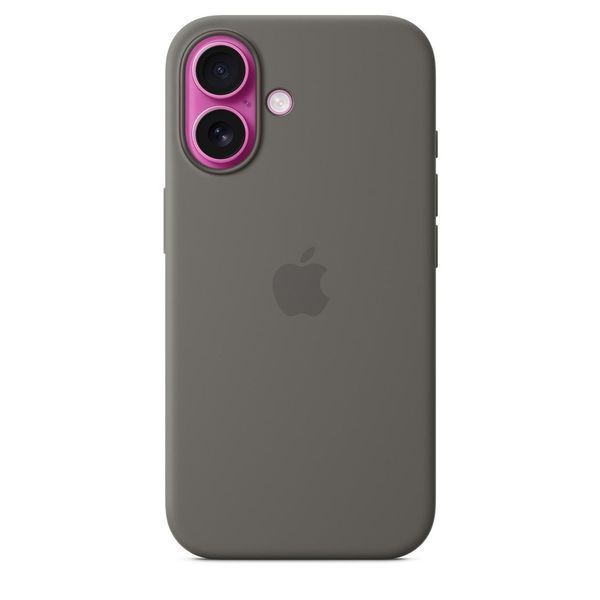 Чохол-накладка Apple iPhone 16 Plus Silicone Case with MagSafe - Stone Gray (MYYC3) 322318 фото