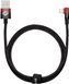 Кабель Baseus MVP 2 Elbow-shaped Fast Charging Data USB кабель USB To IP 2.4A 1m (CAVP000020) Black/Red 260578 фото 1