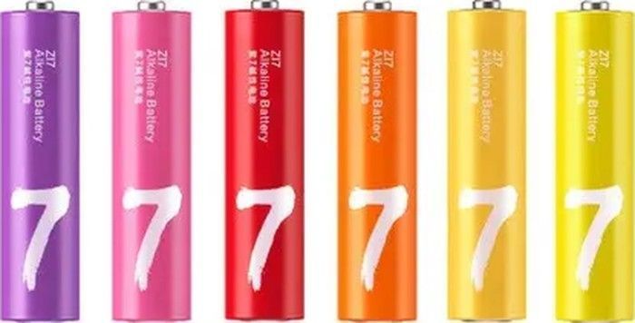 Батарейка ZMI Rainbow AAA Alkaline (AA724) 24шт/бл 328008 фото