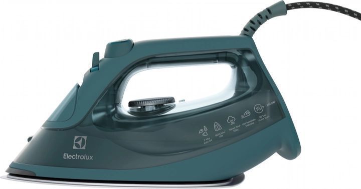 Праска Electrolux, 2600Вт, 330мл, паровий удар 210гр, керам. підошва, зелений (E6SI1-6PG) 375113 фото