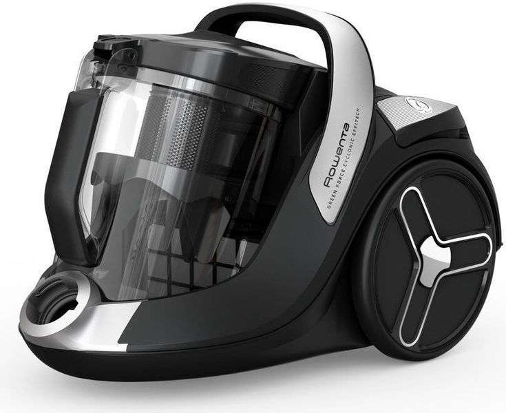 Пилосос Rowenta контейнерний Green Force Cyclnic Effitech+, 500Вт, конт пил -2.5л, НЕРА, чорний (RO7C66EA) 374986 фото