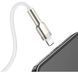 Кабель Baseus Cafule Metal Lightning 2.4A 1 М (CALJK-A02) White 252220 фото 3