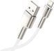 Кабель Baseus Cafule Metal Lightning 2.4A 1 М (CALJK-A02) White 252220 фото 4