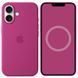 Чохол Silicone case (AAA) full with Magsafe and Animation для Apple iPhone 16 Plus (6.7") Fuchsia 323963 фото 1