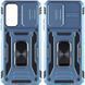 Ударостійкий чохол Camshield Army Ring для Xiaomi Redmi Note 11 (Global) / Note 11S / Note 12S Блакитний / Light Blue 256158 фото 1