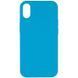 Чохол Silicone Case Full Protective (AA) NO LOGO для Apple iPhone XS Max (6.5") Блакитний / Blue 348803 фото 1