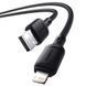 Кабель Baseus Silky Series Fast Charging Lightning 2.4A (1m) (P10377702113-00) black 359784 фото 5