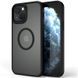 TPU+PC чохол Metal Buttons with MagSafe для Apple iPhone 13 (6.1") Чорний 250409 фото 1