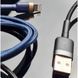 Кабель Baseus Cafule for lightning 1.5A 2M (CALKLF-CG1) Gray\Black 165728 фото 8