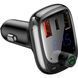 Автомобільне ЗУ Baseus FM Launcher S-13 2USB + Type-C CCMT000101 Black 279543 фото 3