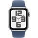 Смарт-годинник Apple Watch SE 2024 GPS 44mm Silver Aluminium Case With Denim Sport Band M/L MXER3 327408 фото 2