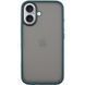 TPU+PC чохол Metal Buttons для Apple iPhone 16 (6.1") Зелений 318258 фото 1