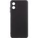 Чохол TPU GETMAN Liquid Silk Full Camera для Motorola Moto G04 / E14 Чорний / Black 323847 фото 1