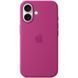 Чохол Silicone case (AAA) full with Magsafe and Animation для Apple iPhone 16 Plus (6.7") Fuchsia 323963 фото 2