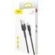 Кабель Baseus Cafule for lightning 1.5A 2M (CALKLF-CG1) Gray\Black 165728 фото 3