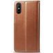 Шкіряний чохол книжка GETMAN Gallant (PU) для Xiaomi Redmi 9A Коричневий 200607 фото 3