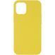 Чохол Silicone Case Full Protective (AA) NO LOGO для Apple iPhone 12 Pro Max (6.7") Жовтий / Yellow 314860 фото 1