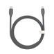 Кабель Baseus Jelly Liquid Silica Gel Fast Charging Data USB кабель Data Type-C to Lightning 20W 2m (CAGD020101) Black 265818 фото 1