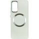 TPU чохол Bonbon Metal Style with MagSafe для Samsung Galaxy S24+ Білий / White 283978 фото 2