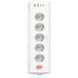 Мережевий фільтр Proove Prism Socket (5xAC + 2xType-C + 2xUSB) 1.6m (PSPS25002202) white 355576 фото 1