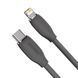 Кабель Baseus Jelly Liquid Silica Gel Fast Charging Data USB кабель Data Type-C to Lightning 20W 2m (CAGD020101) Black 265818 фото 4
