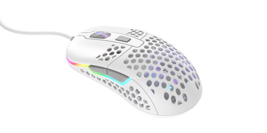 Миша Xtrfy M42, USB-A, RGB, білий (XG-M42-RGB-WHITE) 374337 фото
