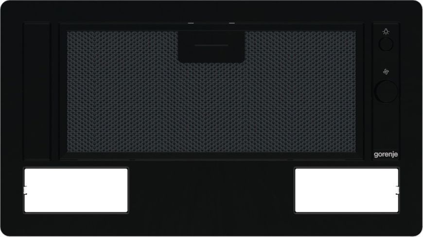 Витяжка Gorenje вбудовувана, 54см, 370м.куб/год, чорний (BHI681EB) 375431 фото