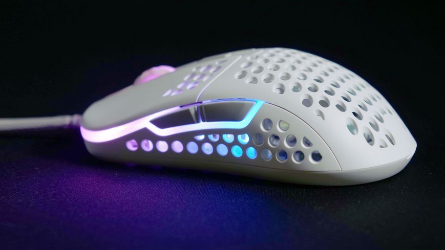 Миша Xtrfy M42, USB-A, RGB, білий (XG-M42-RGB-WHITE) 374337 фото