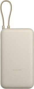 Портативна батарея Xiaomi 20000mAh 33W(Integrated Cable) (BHR8851GL) дубова кора 337782 фото