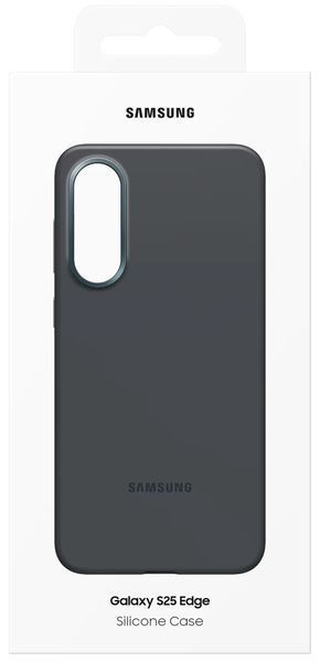 Чохол-накладка Samsung S25 Edge Silicone Case EF-PS937CBEGWW / Black 394056 фото