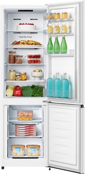 Холодильник з нижн. мороз. камерою Gorenje, 180х55х56см, 2 двері, 188(67)л, А++, NoFrost Plus, Зона св-ті, Білий (NRK418EEW4) 374987 фото