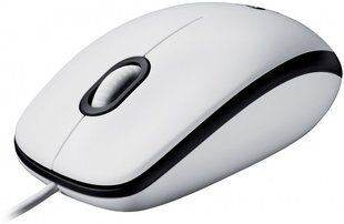 Миша LOGITECH Mouse M100 Білий - USB - AKOYA HANGTAB BOX M100 306860 фото