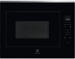 Мікрохвильова піч Electrolux вбудована, 25л, електрон. керування, 900Вт, дисплей, чорний (KMFE264TEX) 374317 фото