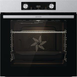 Духова шафа Gorenje електрична, 77л, A+, дисплей, IconLed, нерж (BO6737E02X) 368523 фото
