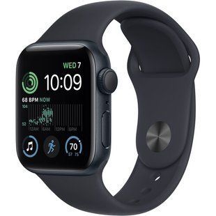 Смарт-годинник Apple Watch SE2 GPS 40mm Midnight Aluminium With Midnight Sport Band S/M MNT73 259288 фото