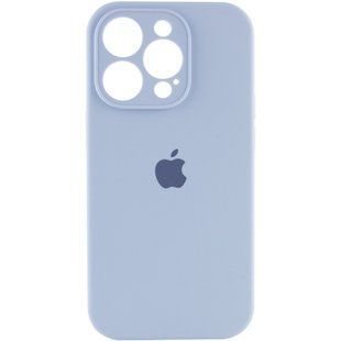 Чохол Silicone Case Full Camera Protective (AA) для Apple iPhone 14 Pro (6.1") Блакитний / Lilac Blue 257133 фото