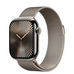 Смарт-годинник Apple Watch Series 10 GPS + LTE 46mm Natural Titanium Case With Natural Milanese Loop M/L MWYC3 322194 фото