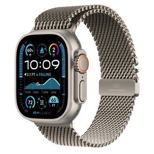 Ремінець Apple Watch Milanese Loop Natural Titanium 44/45/46/49mm - Small (MXKC3) 330907 фото